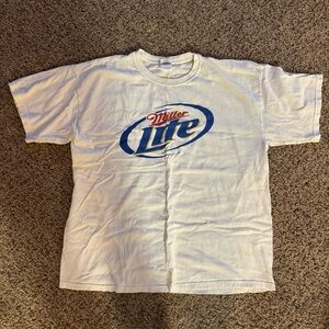 Vintage Oversized Cotton Miller Lite Tee Gildan